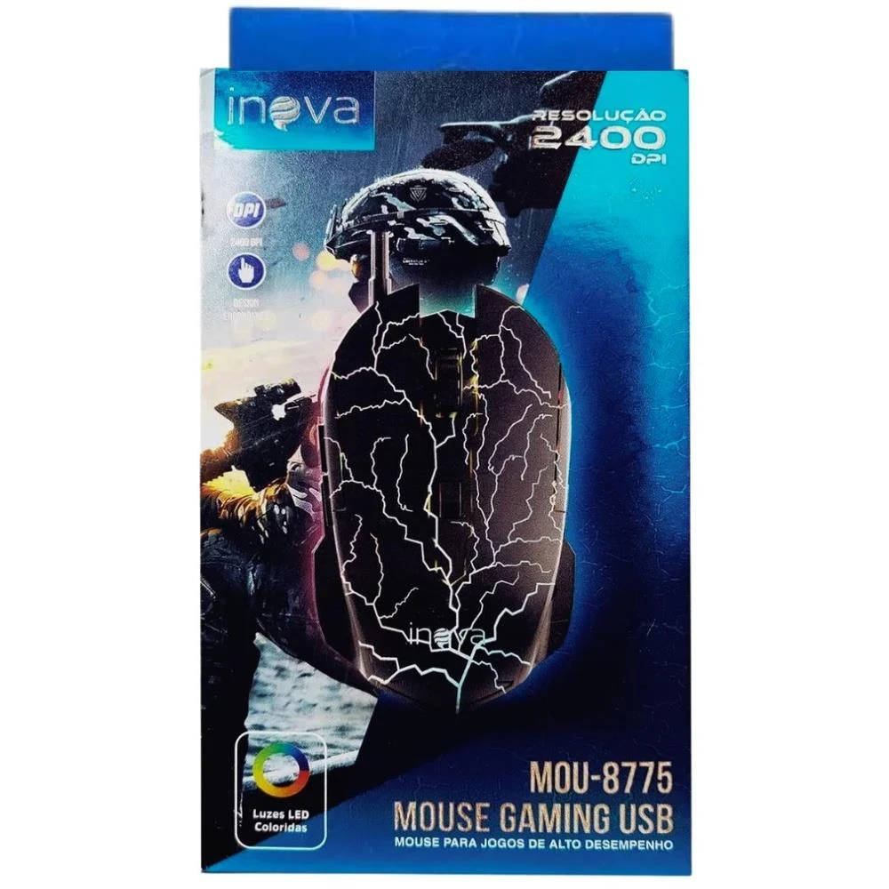 Mouse Gamer RGB Com Fio - Imagem 3