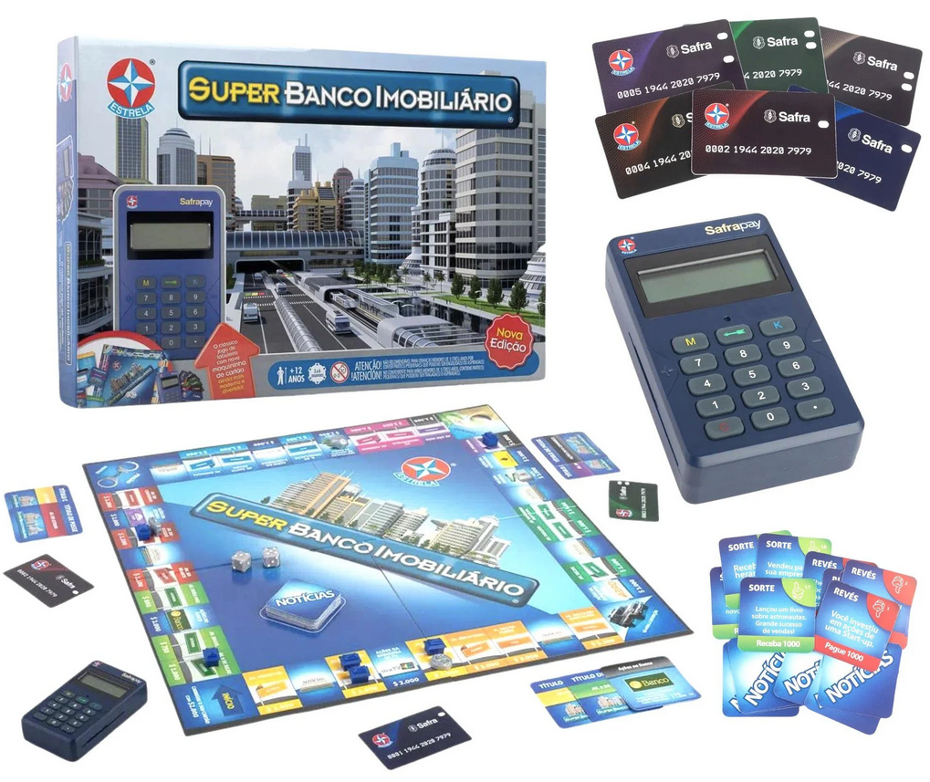 Jogo Super Banco Imobiliário Estrela