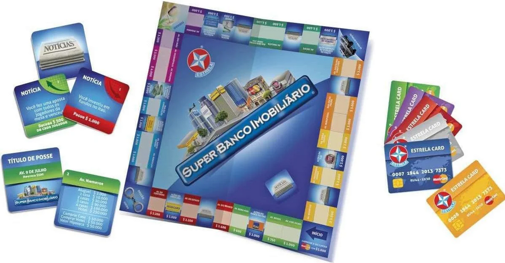 Jogo Super Banco Imobiliário Estrela